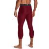 imageUnder Armour Mens Armour Heatgear 34 LeggingsCardinal 625White