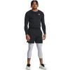 imageUnder Armour Mens Armour Heatgear 34 LeggingsMod Gray 011Black