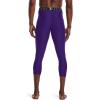 imageUnder Armour Mens Armour Heatgear 34 LeggingsPurple 500White