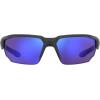 imageUnder Armour Mens Blitzing Wrap Golfing Sunglasses  Grey FrameGolf Tuned Lens