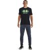 imageUnder Armour Mens Brawler Pants044 Downpour Gray  Black  Lime Surge