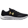imageUnder Armour Mens Charged Pursuit 3 Running Shoe005 BlackBlackMetallic Gold