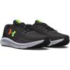imageUnder Armour Mens Charged Pursuit 3 Running ShoeJet Gray 100Blaze Orange
