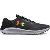 imageUnder Armour Mens Charged Pursuit 3 Running ShoeJet Gray 100Blaze Orange