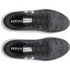 imageUnder Armour Mens Charged Pursuit 3 Running ShoeJet Gray 100White