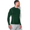 imageUnder Armour Mens ColdGear Armour Compression Mock LongSleeve TShirtForest Green Steel