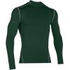 imageUnder Armour Mens ColdGear Armour Compression Mock LongSleeve TShirtForest Green Steel