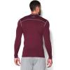 imageUnder Armour Mens ColdGear Armour Compression Mock LongSleeve TShirtMaroon Steel