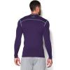 imageUnder Armour Mens ColdGear Armour Compression Mock LongSleeve TShirtPurple Steel