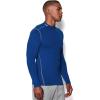imageUnder Armour Mens ColdGear Armour Compression Mock LongSleeve TShirtRoyal 400Steel