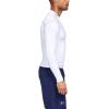 imageUnder Armour Mens ColdGear Armour Compression Mock LongSleeve TShirtWhite Steel