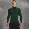 imageUnder Armour Mens ColdGear Compression MockForest Green 301White