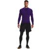 imageUnder Armour Mens ColdGear Compression MockPurple 500White