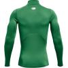 imageUnder Armour Mens ColdGear Compression MockTeam Kelly Green 305White
