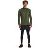 imageUnder Armour Mens ColdGear Fitted Mock390 Marine Od Green   Black