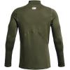 imageUnder Armour Mens ColdGear Fitted Mock390 Marine Od Green   Black