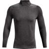 imageUnder Armour Mens ColdGear Fitted MockCharcoal Light Heather  Black