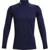 imageUnder Armour Mens ColdGear Fitted MockMidnight Navy  White