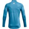 imageUnder Armour Mens ColdGear Fitted MockRadar Blue 422Black