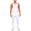 imageUnder Armour Mens Full Length Basketball Tights Padded Knee Protection Adult SizesWhite