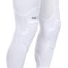 imageUnder Armour Mens Full Length Basketball Tights Padded Knee Protection Adult SizesWhite