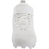 imageUnder Armour Mens Harper 7 Mid Rubber Molded Baseball Cleat Shoe100 WhiteWhiteMod Gray