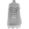 imageUnder Armour Mens Harper 7 Mid Rubber Molded Baseball Cleat Shoe101 Baseball GrayBaseball GrayWhite