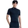 imageUnder Armour Mens HeatGear Comp Mock Short Sleeve TShirtBlack 001White