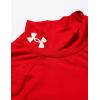 imageUnder Armour Mens HeatGear Comp Mock Short Sleeve TShirtRed 600White