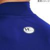 imageUnder Armour Mens HeatGear Comp Mock Short Sleeve TShirtRoyal 400White