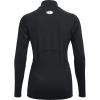 imageUnder Armour Mens Heatgear Armour Mock Long Sleeve TshirtBlack 001White