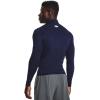imageUnder Armour Mens Heatgear Armour Mock Long Sleeve TshirtMidnight Navy 410White
