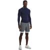 imageUnder Armour Mens Heatgear Armour Mock Long Sleeve TshirtMidnight Navy 410White