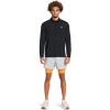 imageUnder Armour Mens Launch Run 5inch 2in1 Shorts011 Mod Gray  Nova Orange  Reflective