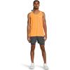 imageUnder Armour Mens Launch Run 5inch 2in1 Shorts025 Castlerock  Castlerock  Reflective
