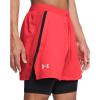 imageUnder Armour Mens Launch Run 5inch 2in1 Shorts713 Racer Red  Black  Reflective