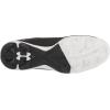 imageUnder Armour Mens Leadoff Mid Rubber Molded Baseball Cleat Shoe001 BlackBlackWhite