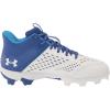 imageUnder Armour Mens Leadoff Mid Rubber Molded Baseball Cleat Shoe400 RoyalWhiteWhite