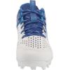 imageUnder Armour Mens Leadoff Mid Rubber Molded Baseball Cleat Shoe400 RoyalWhiteWhite