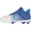 imageUnder Armour Mens Leadoff Mid Rubber Molded Baseball Cleat Shoe400 RoyalWhiteWhite