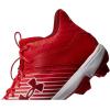 imageUnder Armour Mens Leadoff Mid Rubber Molded Baseball Cleat Shoe600 RedWhiteWhite