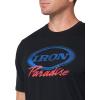 imageUnder Armour Mens Project Rock Iron Short Sleeve T Shirt001 Black   Team Royal