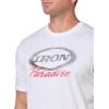 imageUnder Armour Mens Project Rock Iron Short Sleeve T Shirt100 White   Black