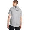 imageUnder Armour Mens Project Rock Payoff Short Sleeve Terry Hoodie011 Mod Gray Medium Heather   Black