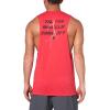 imageUnder Armour Mens Project Rock Tank989 Lava Red   White