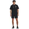 imageUnder Armour Mens Rival Terry 6inch Shorts001 Black   Onyx White