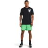 imageUnder Armour Mens Rival Terry 6inch Shorts381 Court Green   Onyx White
