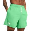 imageUnder Armour Mens Rival Terry 6inch Shorts381 Court Green   Onyx White
