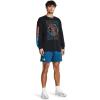imageUnder Armour Mens Rival Terry 6inch Shorts406 Photon Blue   Onyx White
