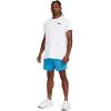 imageUnder Armour Mens Rival Terry 6inch Shorts419 Capri   Onyx White